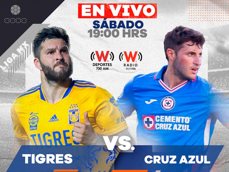 Tigres vs Cruz Azul, EN VIVO ONLINE, Liga MX Jornada 1