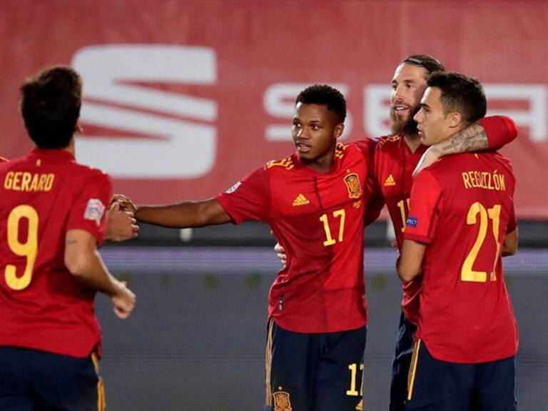 Ansu Fati España. Foto: Getty Images