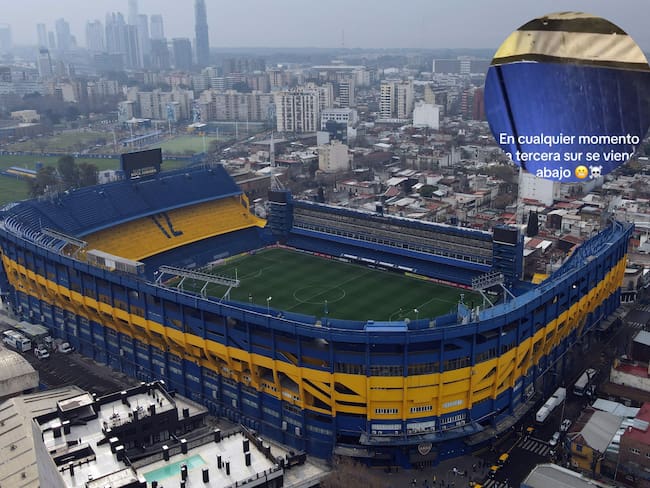 La Bombonera de Boca Juniors a punto del colapso; aterrador VIDEO de sus grietas se hace viral