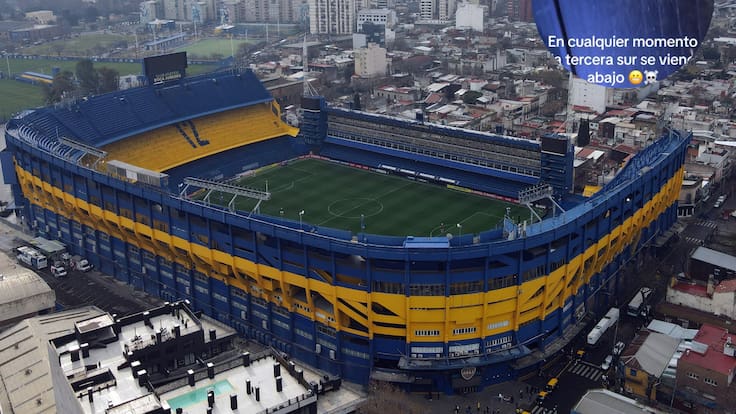 La Bombonera de Boca Juniors a punto del colapso; aterrador VIDEO de sus grietas se hace viral