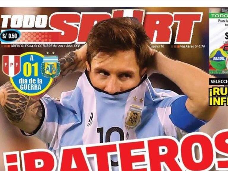 Esta es la portada donde denuncian a los argentinos. Foto: Twitter