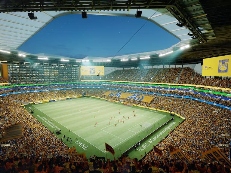 El nuevo estadio de Tigres tendría capacidad de 65 mil aficionados