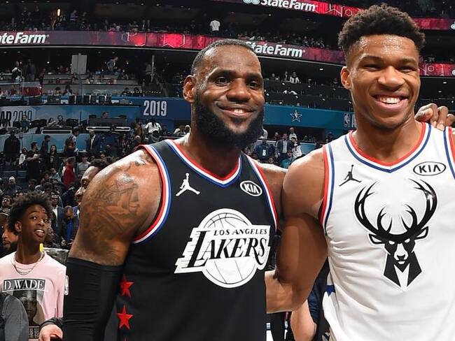 LeBron y Giannis, capitanes para el Al Star Game de la NBA