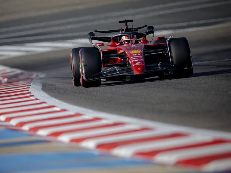 BAHRAIN - Charles Leclerc (16) with the Ferrari on track during the 3rd practice session ahead of the Bahrain F1 Grand Prix at the Bahrain International Circuit on March 19, 2021 in Bahrain, Bahrain. ANP ROBIN VAN LONKHUIJSEN (Photo by ANP via Getty Images)