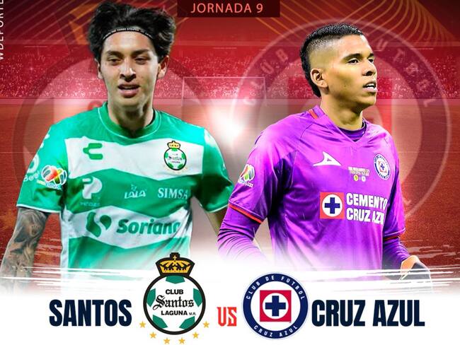Cruz Azul vs Santos: EN VIVO, dónde, cuándo y a qué hora ver el partido de la Jornada 9 del Clausura 2025