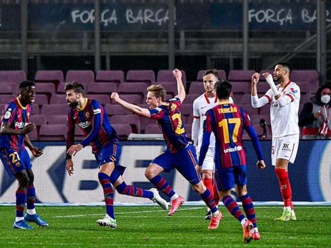 Remontada del Barcelona sobre Sevilla y a la final de Copa del Rey