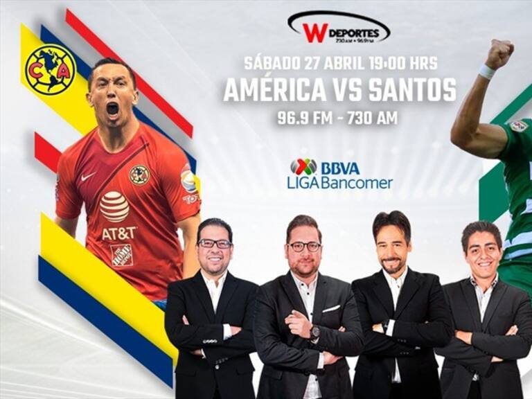 América vs Santos. Foto: