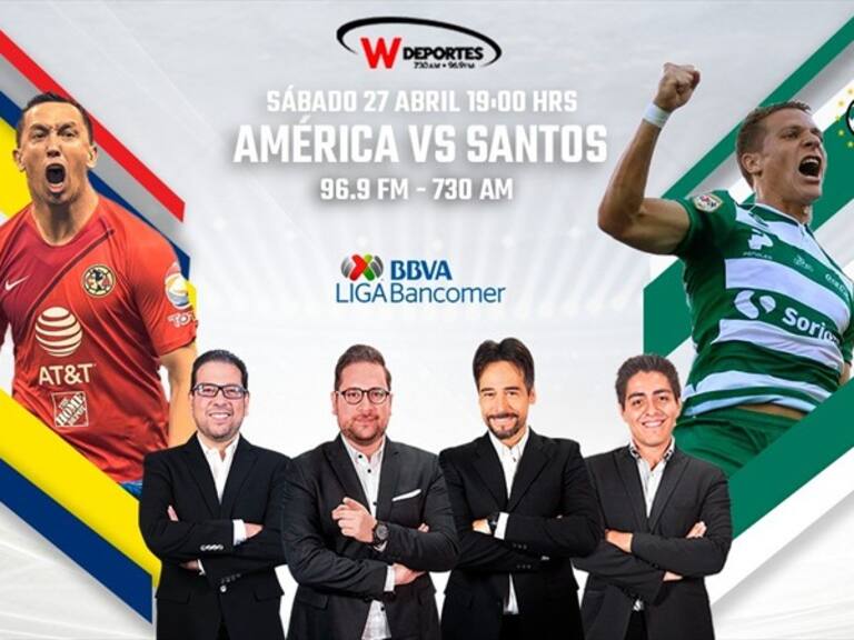 América vs Santos. Foto: