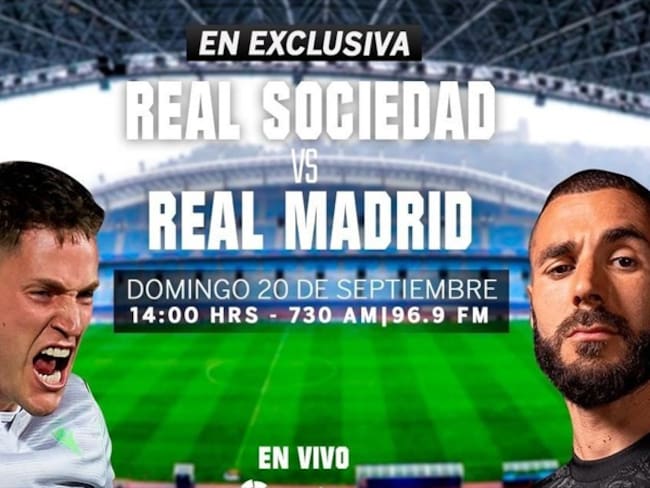 Real Sociedad vs Real Madrid en vivo, Liga de España