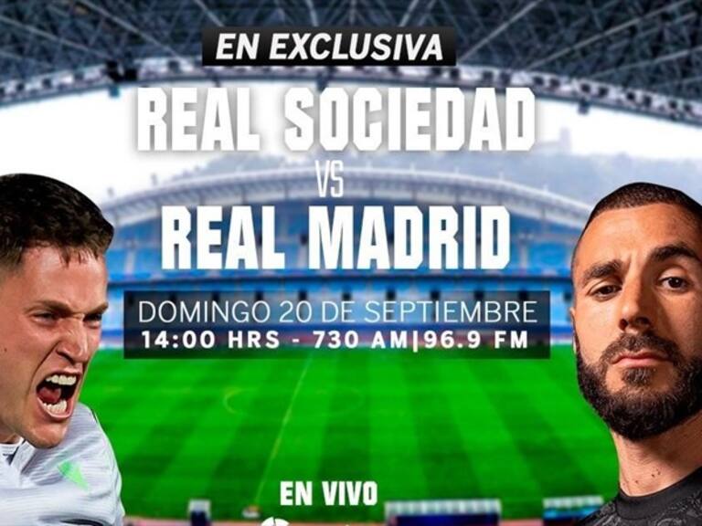 Real Sociedad vs Real Madrid . Foto: Especial W Deportes.