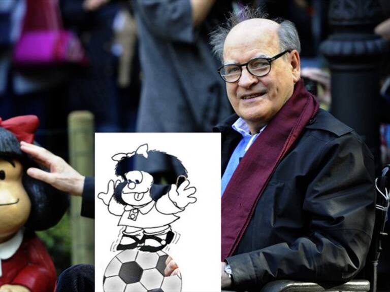 Quino Malafalda y el fútbol. Foto: Especial Getty Images