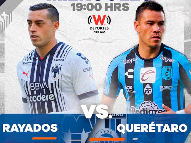 Rayados vs Querétaro, EN VIVO, hora y dónde ver, Liga MX Jornada 7
