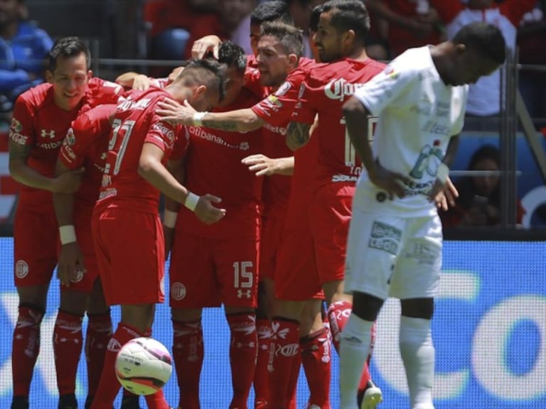 Toluca logró su primer triunfo del torneo. Foto: Getty Images