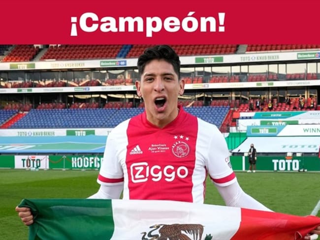 Edson Álvarez campeón de copa con el Ajax. Mexicanos en Europa