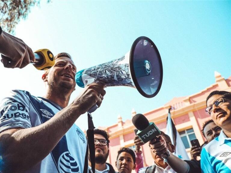 Cristian Polaco Menéndez al Puebla. Foto: twitter @ClubPueblaMX