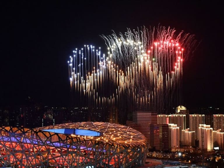 Beijing 2022 dio su banderazo oficial. Foto: getty