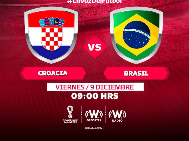 Croacia vs Brasil, en vivo