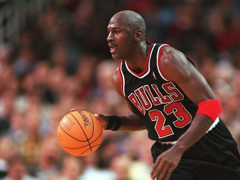 Michael Jordan con los Toros de Chicago . Foto: