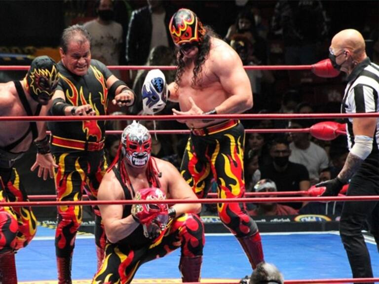 Infernales reaparecieron . Foto: CMLL