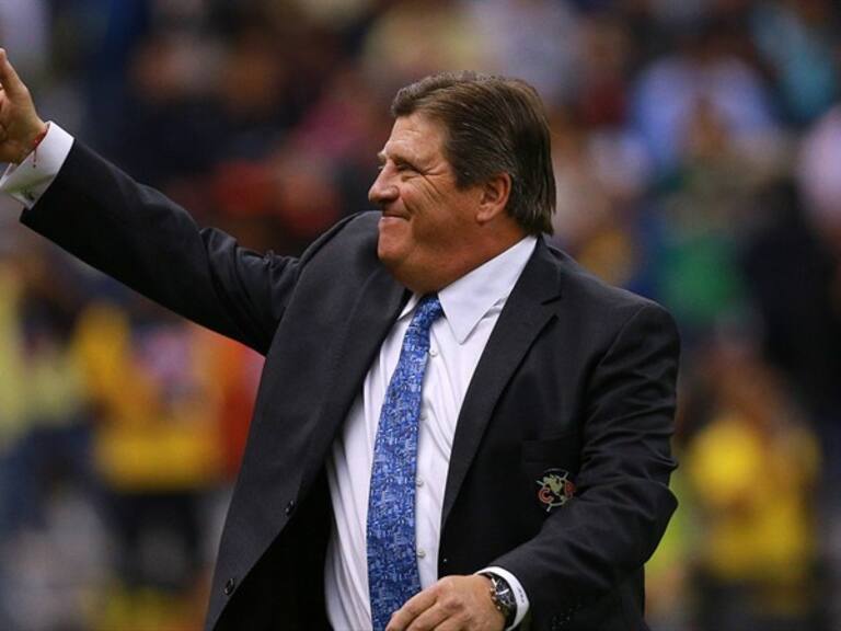 Miguel Herrera en un partido con el America . Foto: Getty Images