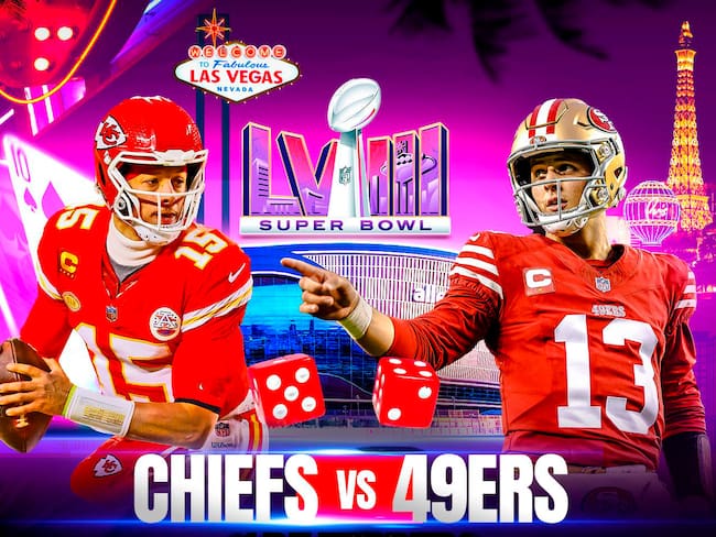 Super Bowl LVlll: Chiefs vs 49ers, cuándo, dónde y a qué hora ver la Final de la NFL