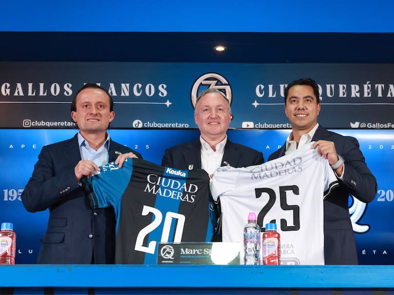 Marc Spiegel es presentado como nuevo dueño de Querétaro / FOTO: @MikelArriolaP