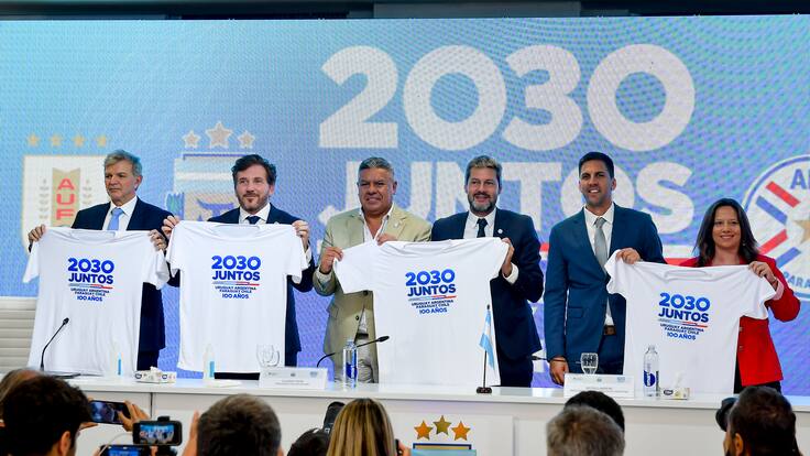 Mundial 2030: Argentina, Uruguay, Chile y Paraguay presentan candidatura conjunta