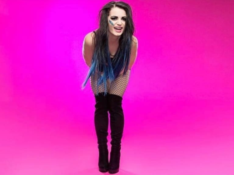 La campeona de la WWE Divas Paige en una sesión de fotos. Foto: