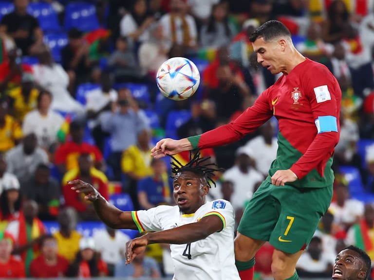 Cristiano Ronaldo contra Ghana