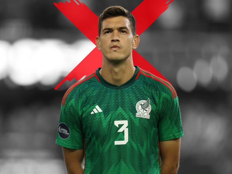 César Montes fue suspendido por la Concacaf