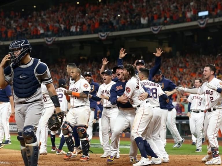 Astros de Houston festejando. Foto: Getty Images