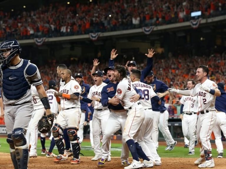 Astros de Houston festejando. Foto: Getty Images