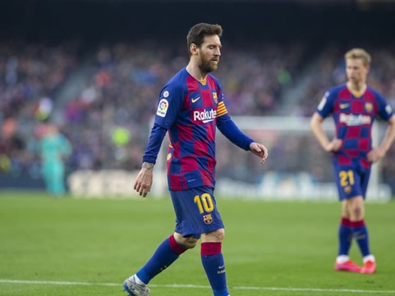 Lionel Messi en un partido con el Barcelona . Foto: Getty Images