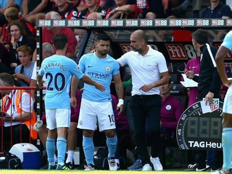 Manchester City en un encuentro de la Premier League. Foto: Getty Images