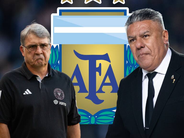 Gerardo Martino y Chiqui Tapia