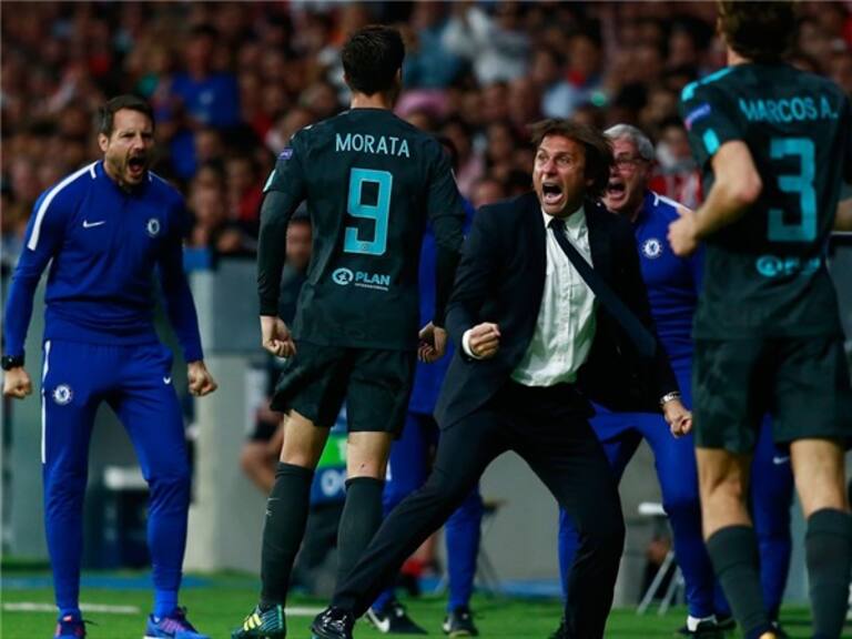 Morata celebrando su gol. Foto: Getty Images
