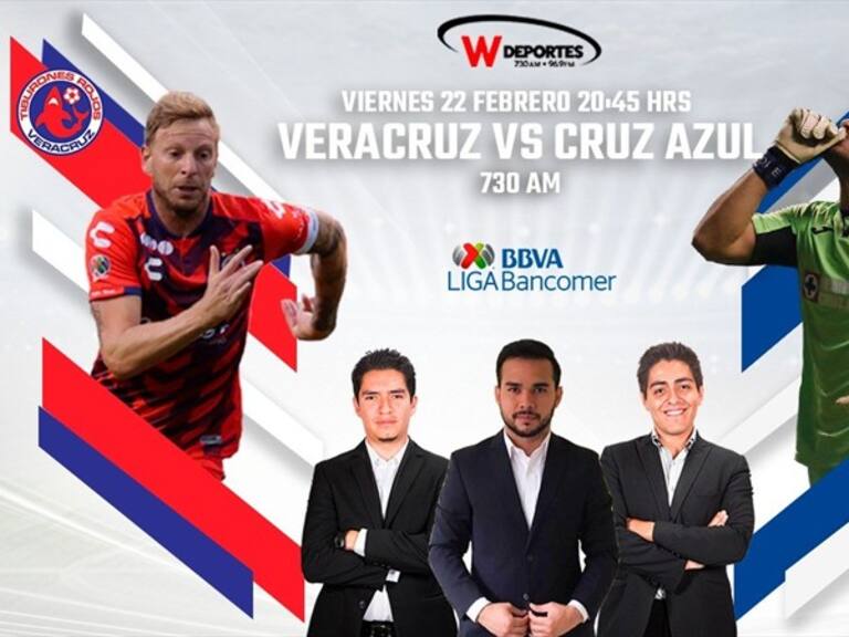 Veracruz vs Cruz Azul en vivo online. Foto: W Deportes