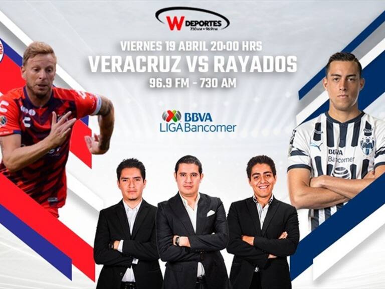 Veracruz vs Monterrey en vivo . Foto: W Deportes