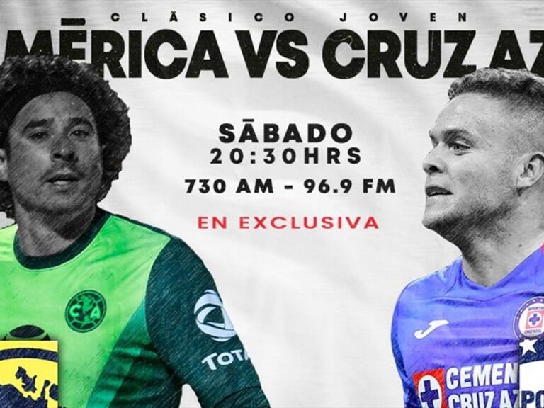 América vs Cruz Azul. Foto: wdeportes