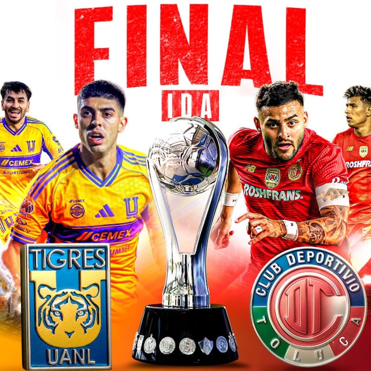 Tigres vs Toluca: EN VIVO, dónde, cuándo y a qué hora ver la Final de Ida del Apertura 2025 Liga MX