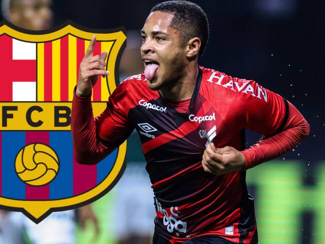 Vitor Roque viajó a Barcelona para firmar contrato con los culés