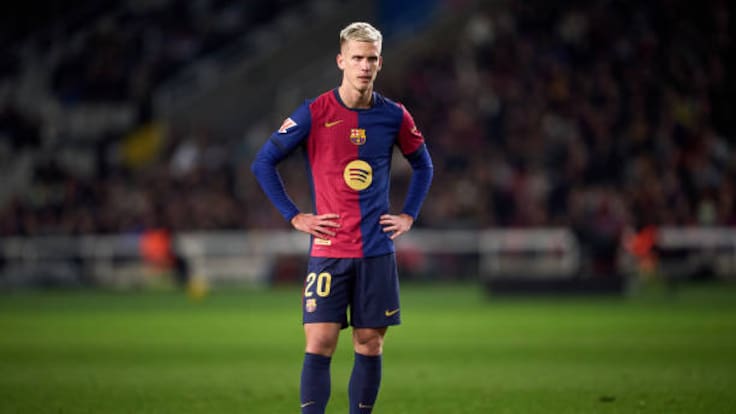 Dani Olmo sufre lesión en el hombro y será baja del Barcelona