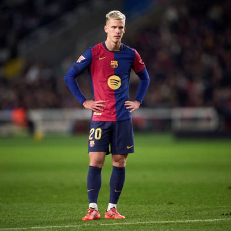 Dani Olmo sufre lesión en el hombro y será baja del Barcelona