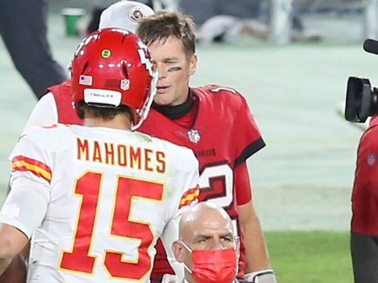 Mahomes vs Brady. Foto: GettyImages