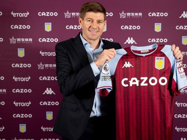 Gerrard fue presentado como nuevo estratega de los Villanos. Foto: getty