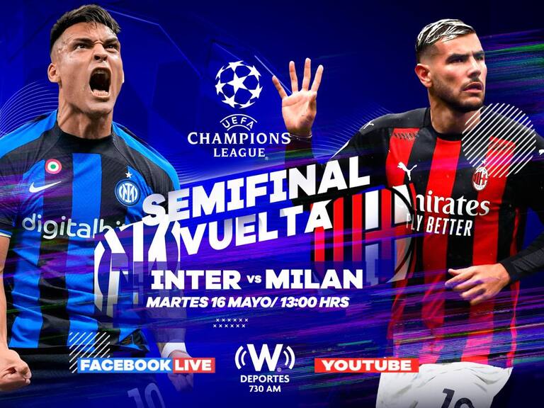 Inter de Milán vs Milán Semifinal Vuelta Champions League