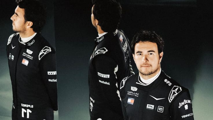 Checo Pérez revela el casco que usará en su regreso a la Fórmula 1 con Cadillac