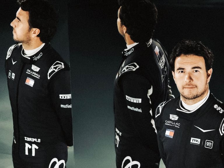 Checo Pérez revela el casco que usará en su regreso a la Fórmula 1 con Cadillac