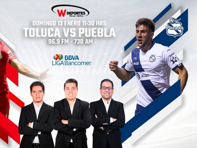 Toluca vs Puebla . Foto: W Deportes