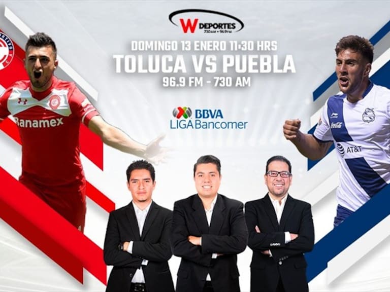 Toluca vs Puebla . Foto: W Deportes